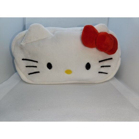 Ne! Sanrio Hello Kitty Plush Bag Pencil Case Cosmetic Bag Makeup Bag for Women - Picture 1 of 3